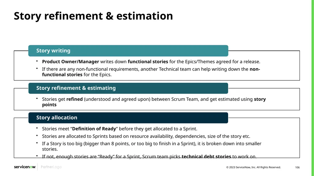 Agile Development 2.0/Scrum Programs Process - slide 106 of 124