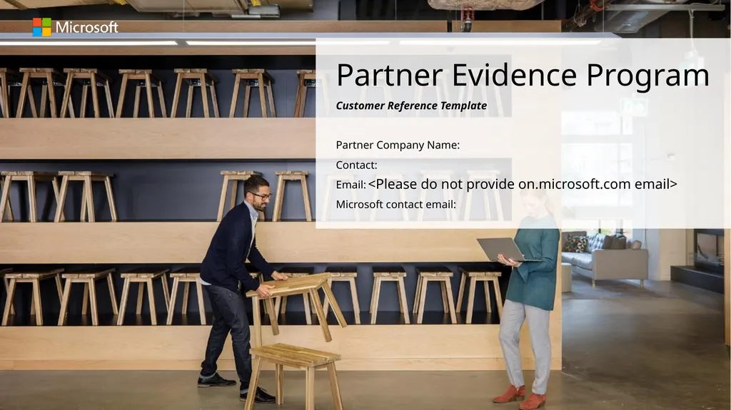 Partner Evidence Program Customer Reference - slide 1 of 5