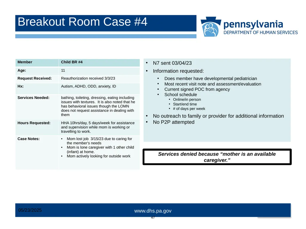 Pediatric Shift Care Training Office of Medical - slide 47 of 52