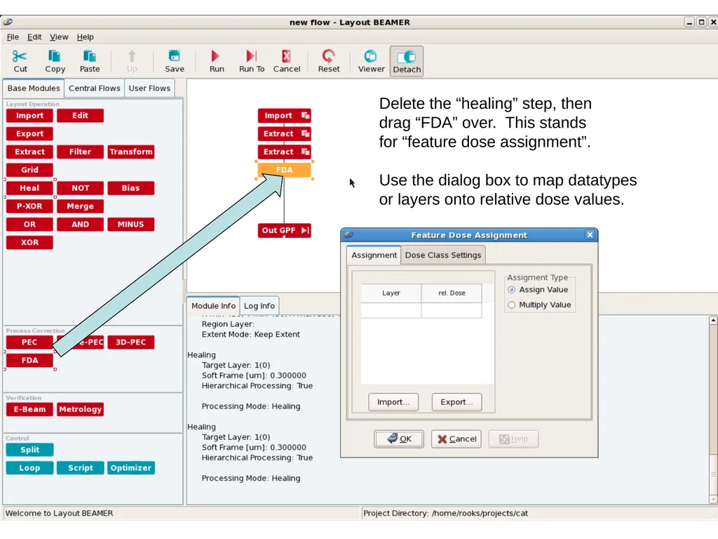 A beamer tutorial LayoutBeamer, from GenISys GmbH - slide 23 of 30