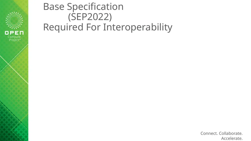 Open Rack V3 Specifications in Progress Steve - slide 2 of 14