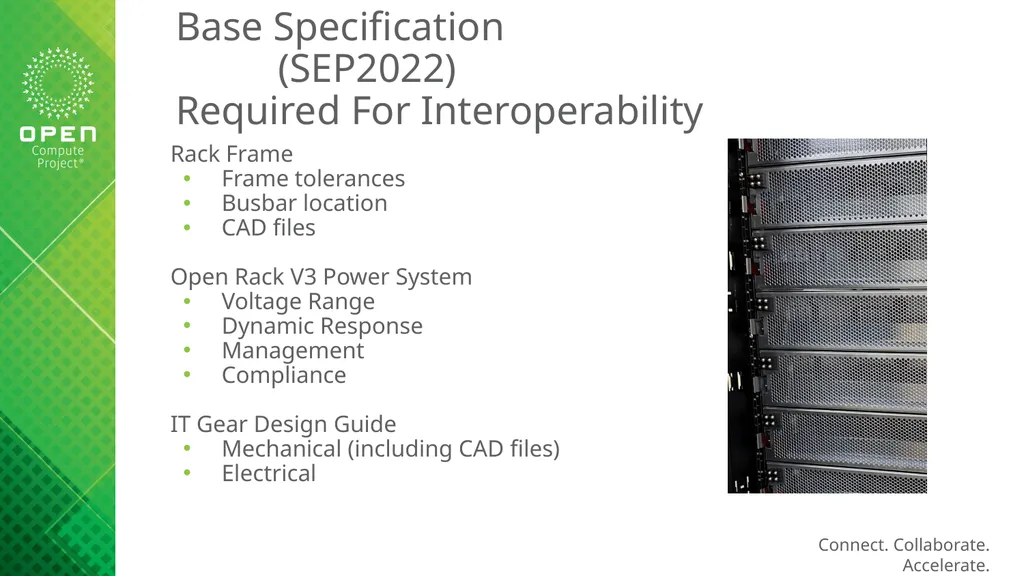 Open Rack V3 Specifications in Progress Steve - slide 5 of 14