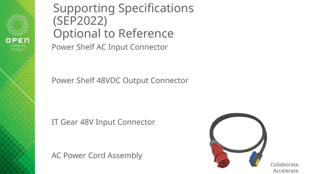 Open Rack V3 Specifications in Progress Steve - slide 11 of 14