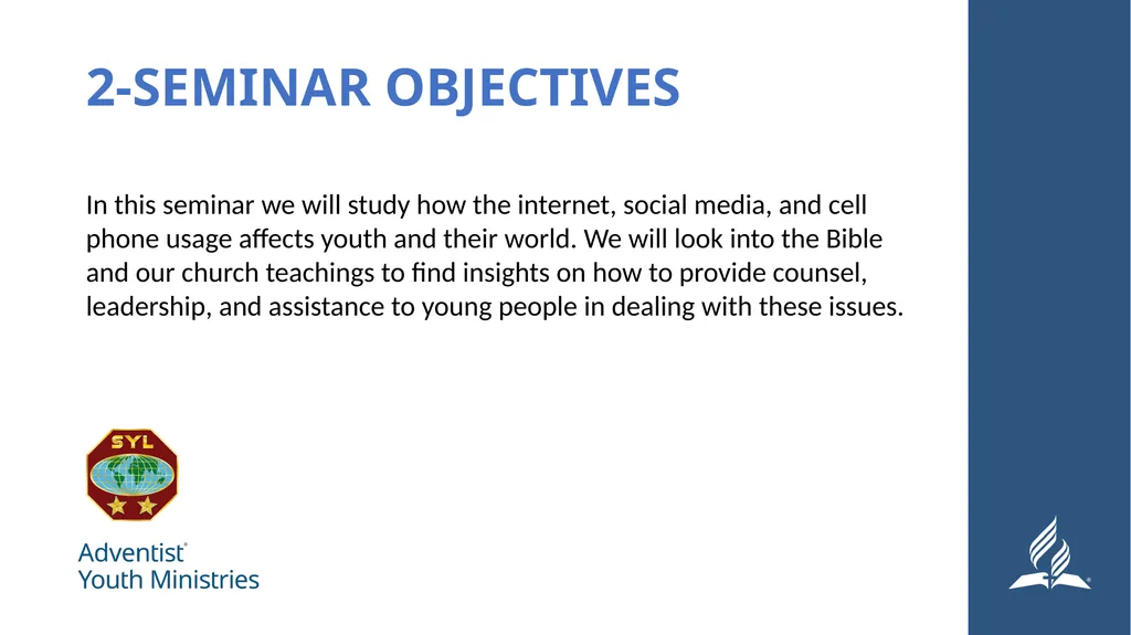 Seminar 10: Digital Ministry Maximizing the - slide 3 of 29