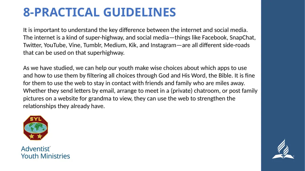 Seminar 10: Digital Ministry Maximizing the - slide 19 of 29