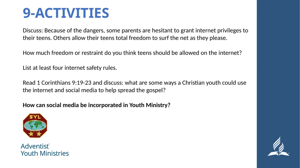 Seminar 10: Digital Ministry Maximizing the - slide 27 of 29