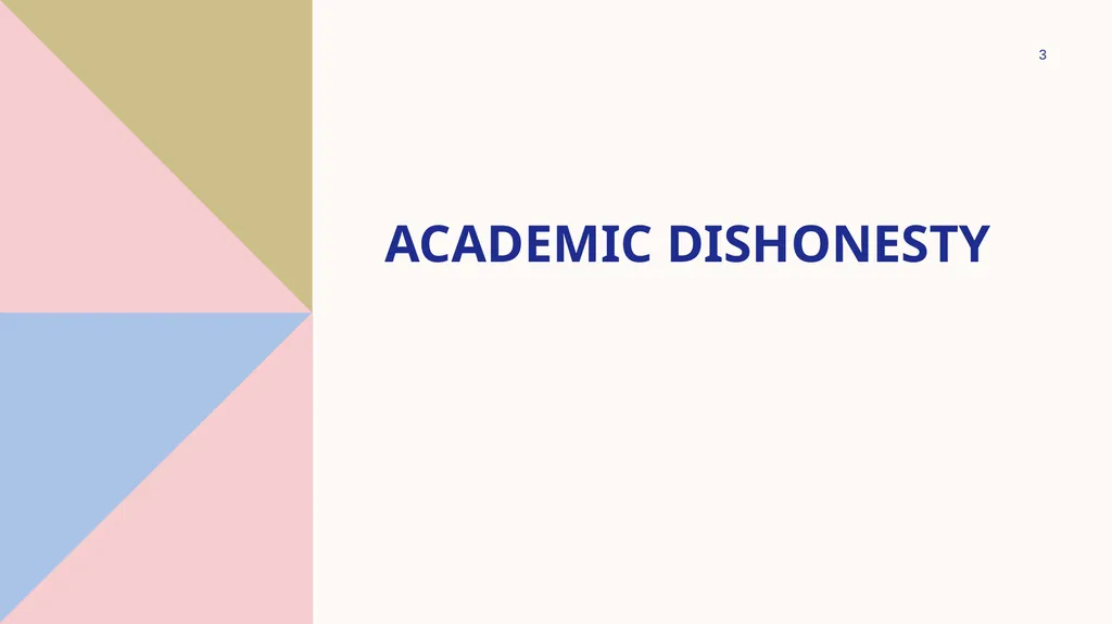 ACADEMIC INTEGRITY MR SIRAYI​ Workshop goal: To - slide 3 of 17