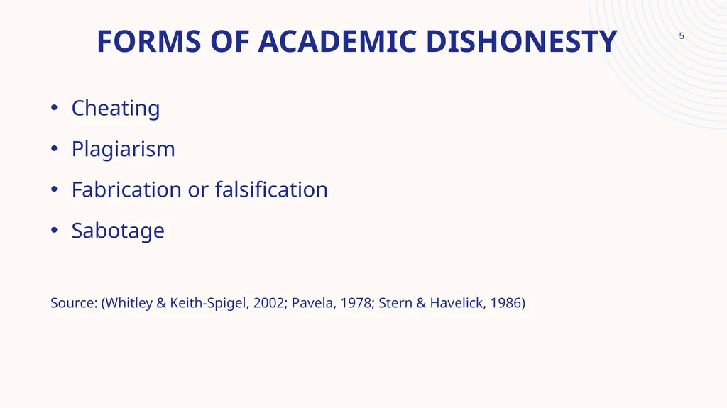 ACADEMIC INTEGRITY MR SIRAYI​ Workshop goal: To - slide 5 of 17