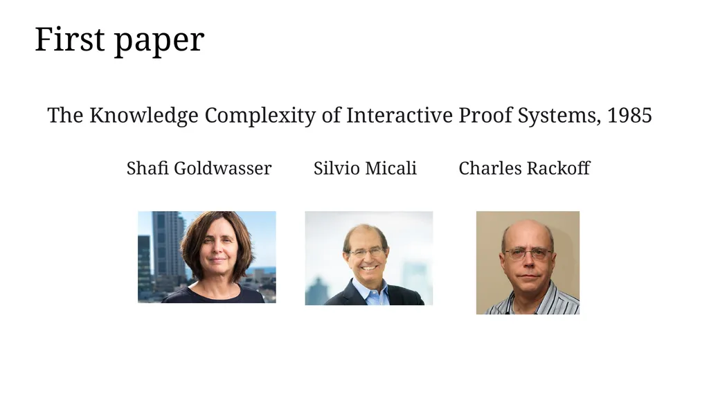 Zero-knowledge Proof and Its Applications in - slide 15 of 56