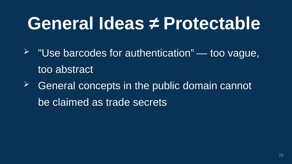 1 CHAPTER 1 Understanding Trade Secrets Protecting - slide 23 of 100