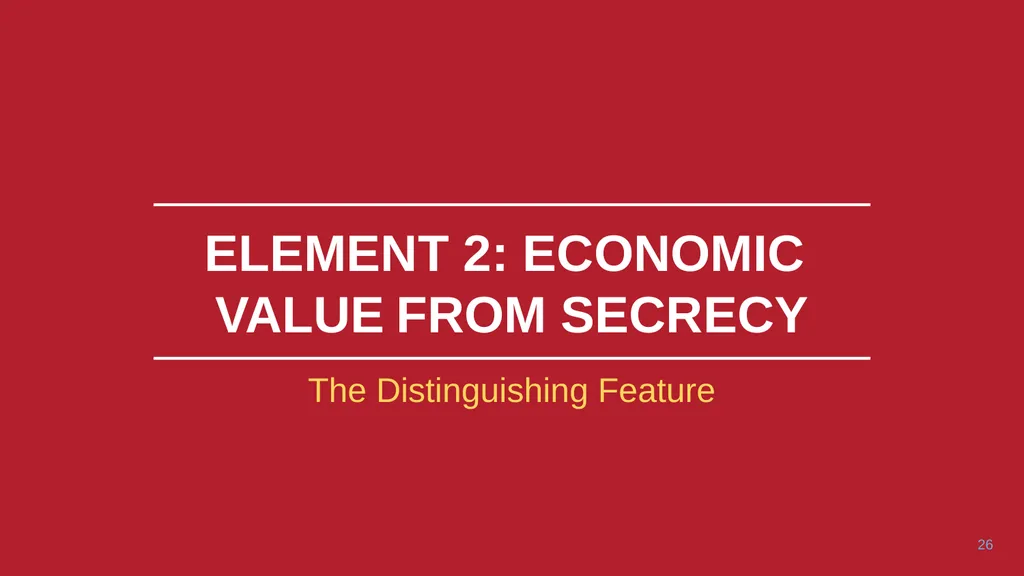 1 CHAPTER 1 Understanding Trade Secrets Protecting - slide 26 of 100