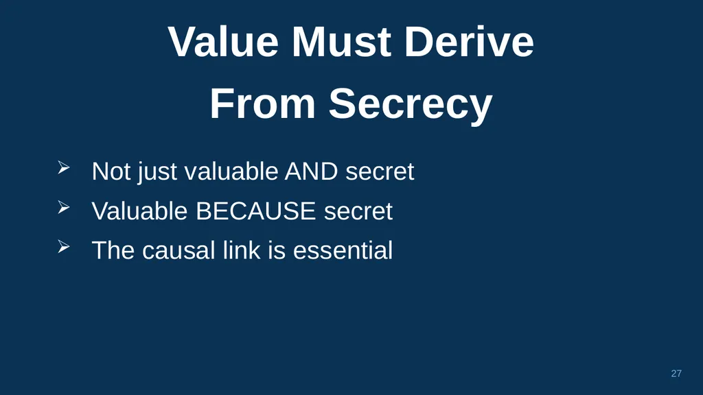1 CHAPTER 1 Understanding Trade Secrets Protecting - slide 27 of 100