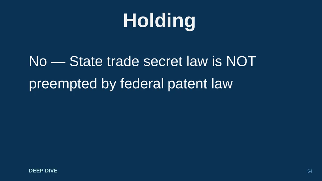 1 CHAPTER 1 Understanding Trade Secrets Protecting - slide 54 of 100