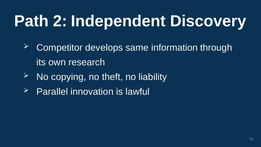 1 CHAPTER 1 Understanding Trade Secrets Protecting - slide 76 of 100