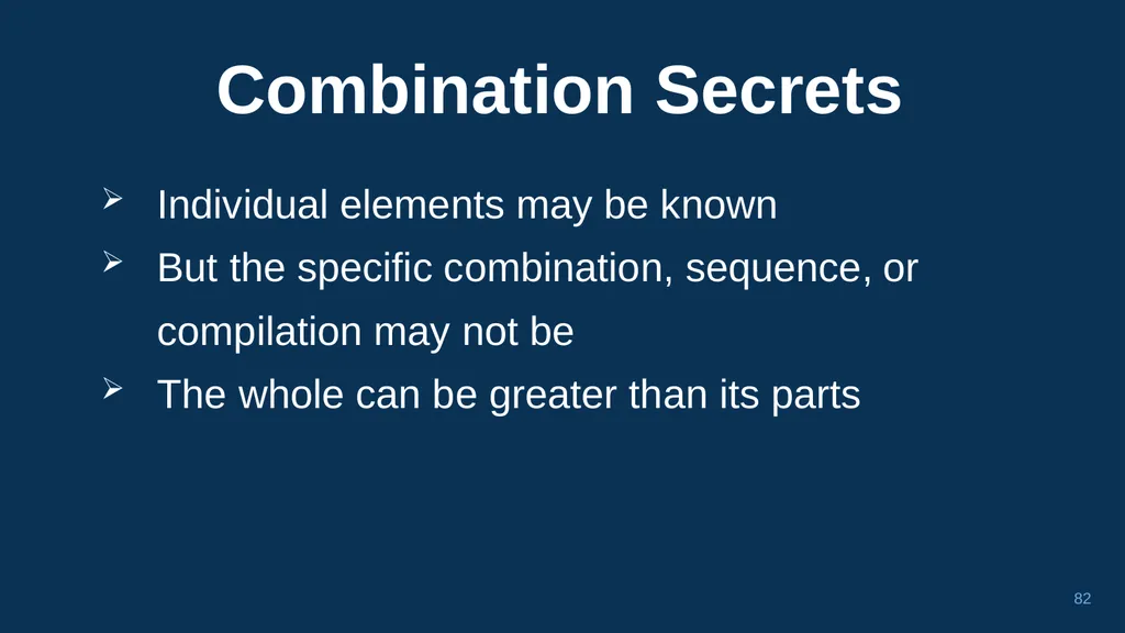 1 CHAPTER 1 Understanding Trade Secrets Protecting - slide 82 of 100