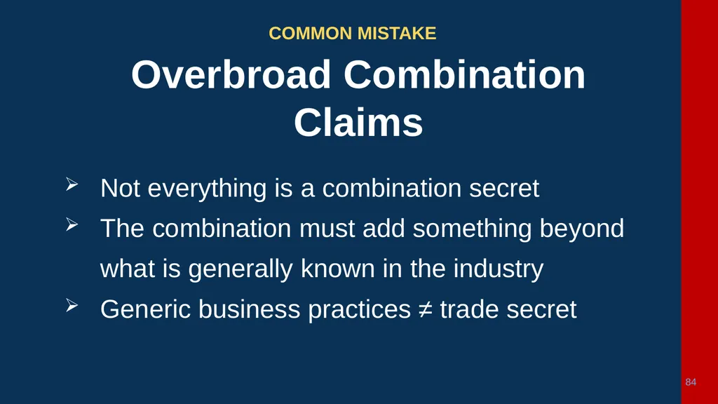 1 CHAPTER 1 Understanding Trade Secrets Protecting - slide 84 of 100