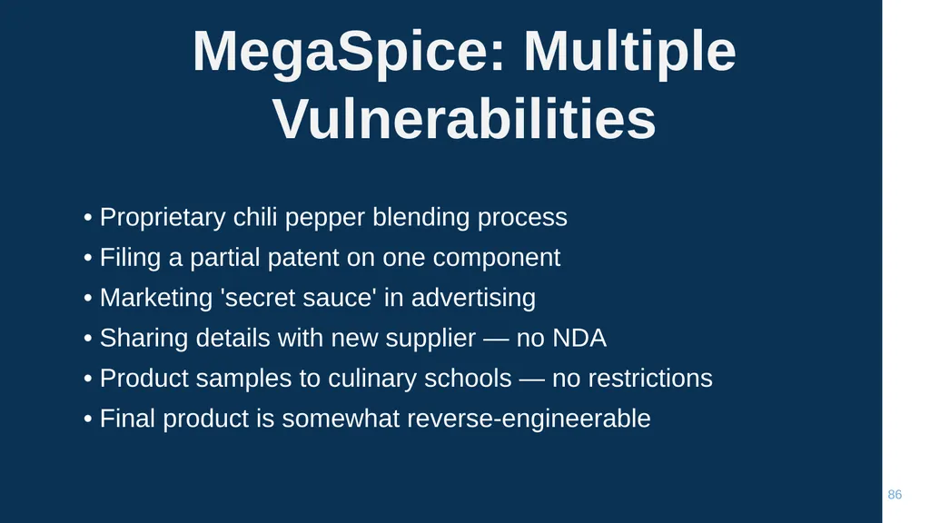 1 CHAPTER 1 Understanding Trade Secrets Protecting - slide 86 of 100