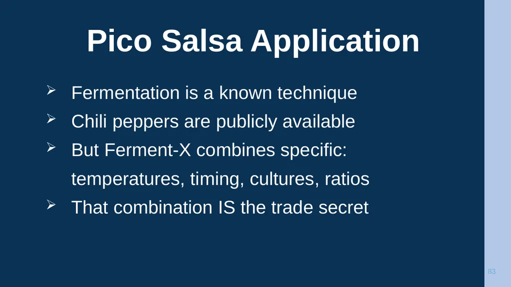 1 CHAPTER 1 Understanding Trade Secrets Protecting - slide 83 of 100