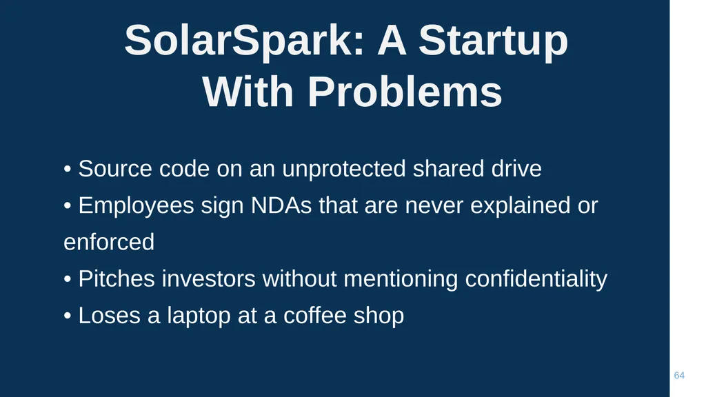 1 CHAPTER 1 Understanding Trade Secrets Protecting - slide 64 of 100