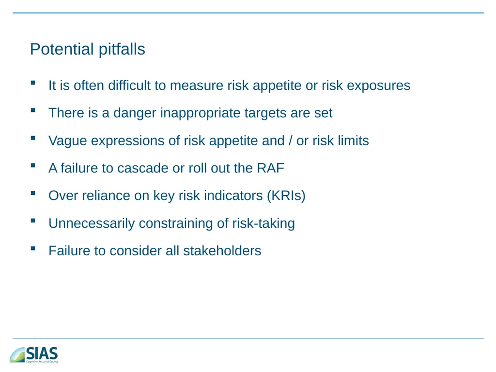 A Ramble Through Risk Appetite Risk Appetite - slide 18 of 34