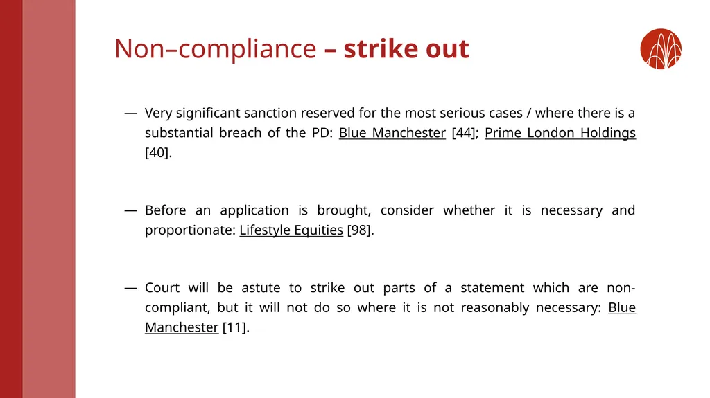 Witness statements: rules and top tips from recent - slide 17 of 20
