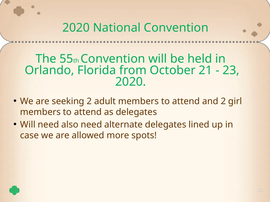 1 Delegate Training Tricia Schepp 2 Understand the - slide 22 of 26