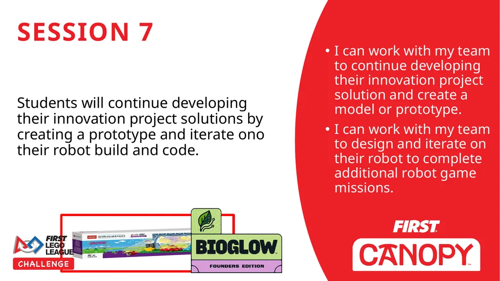 SESSION 7 I can work with my team to continue - slide 1 of 11