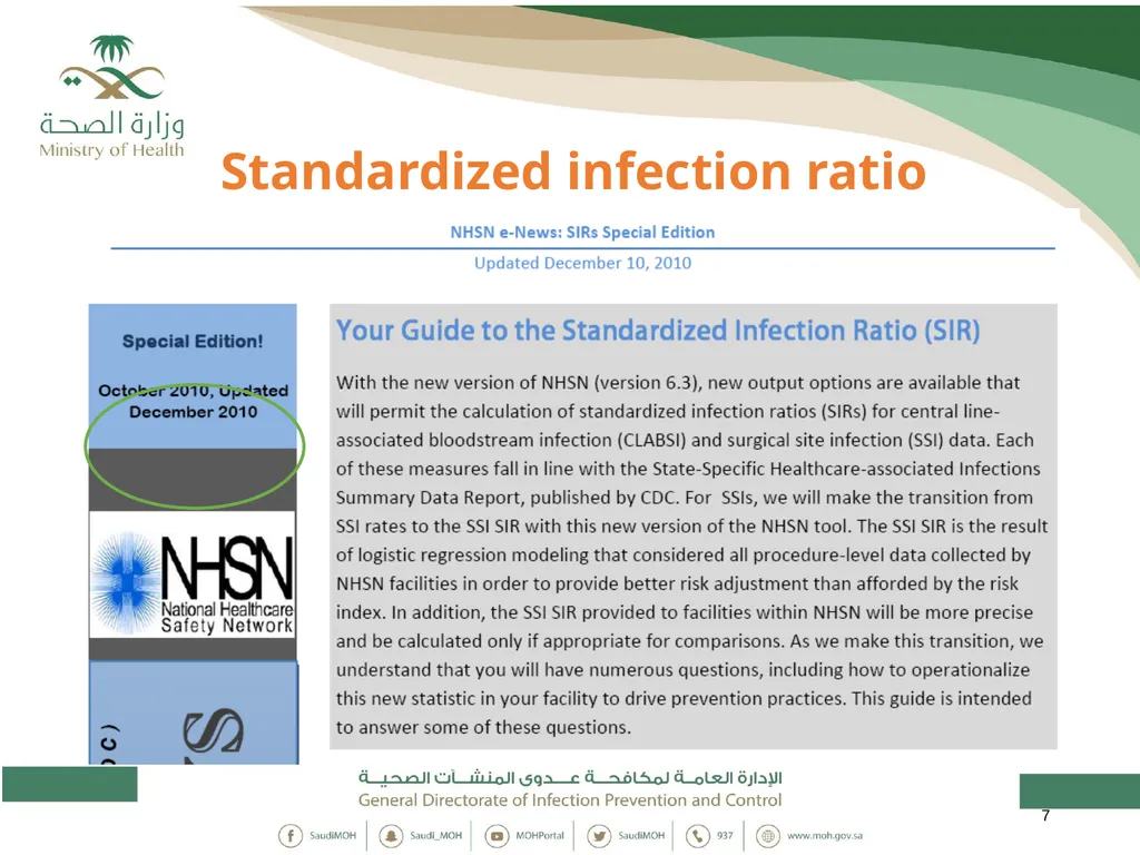 Standardized Infection Ratio 1 Topics - slide 7 of 44