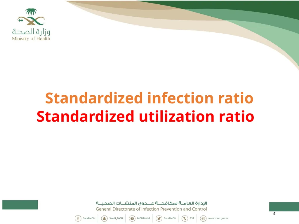 Standardized Infection Ratio 1 Topics - slide 4 of 44