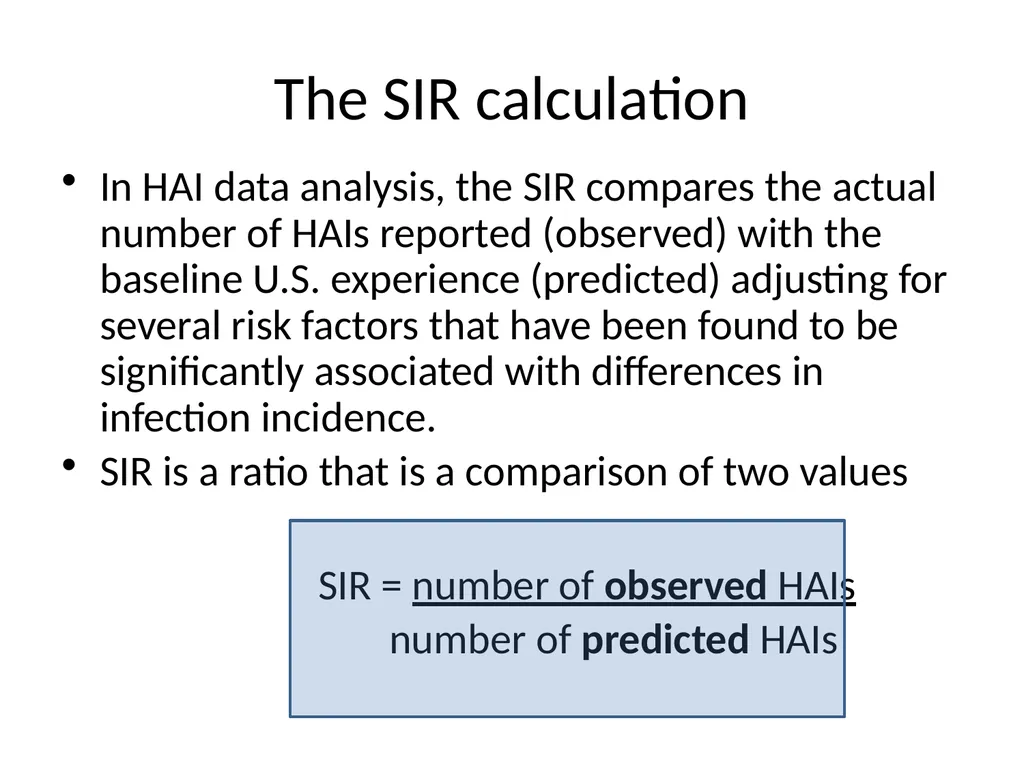 Sir, could you explain the SIR? Dana Burshell, - slide 3 of 19