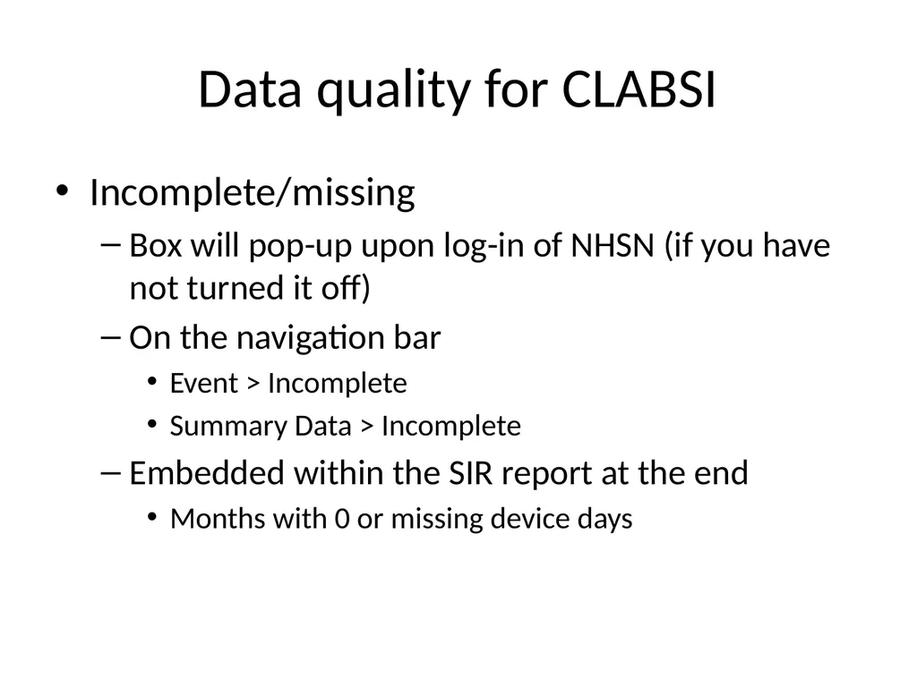SIR 201: Calculating the Measure, Generating - slide 12 of 44