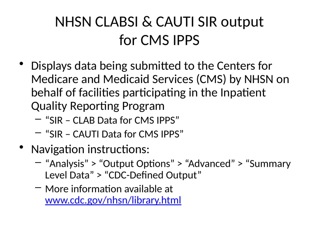 SIR 201: Calculating the Measure, Generating - slide 18 of 44