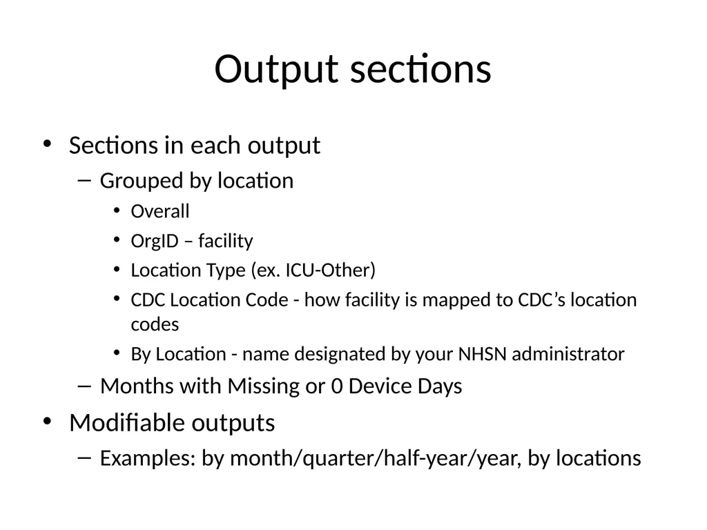 SIR 201: Calculating the Measure, Generating - slide 17 of 44