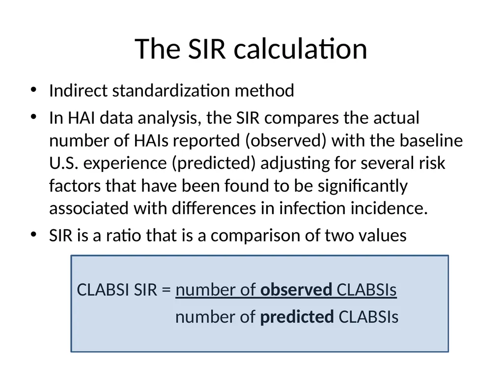 SIR 201: Calculating the Measure, Generating - slide 5 of 44