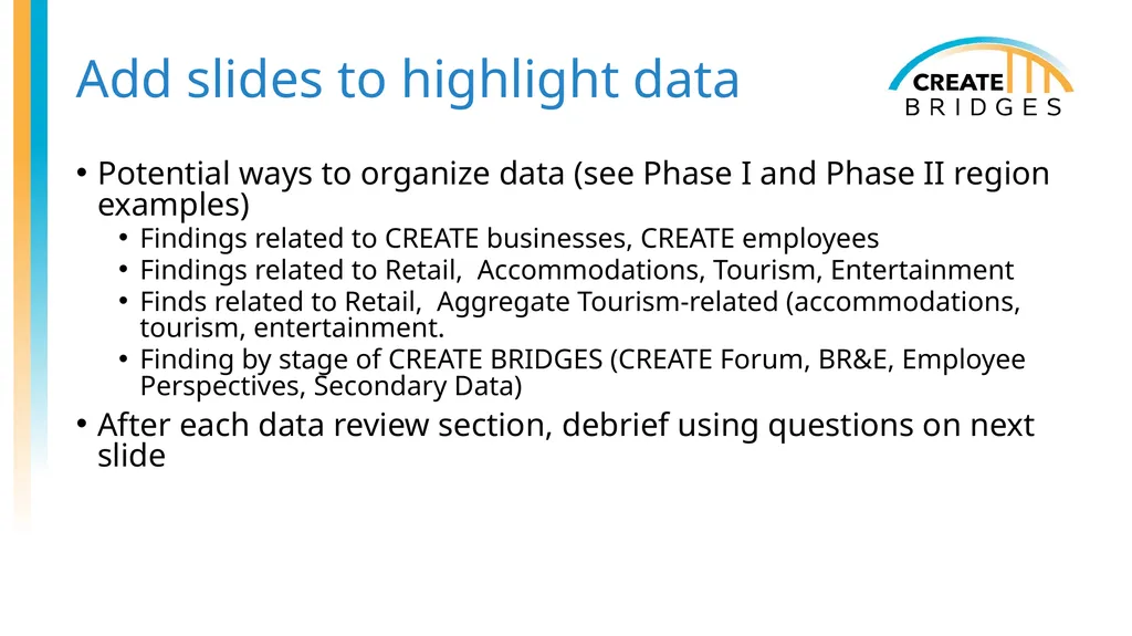 CREATE Academy (with Examples) [Add date, - slide 8 of 47