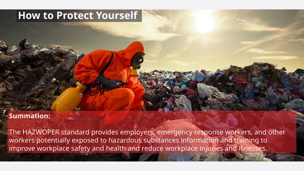 Click anywhere to get started… HAZWOPER What’s the - slide 15 of 16