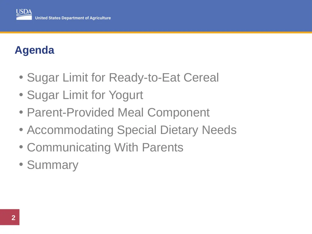 Feeding Infants in the CACFP Lesson 10 Creditable - slide 2 of 17