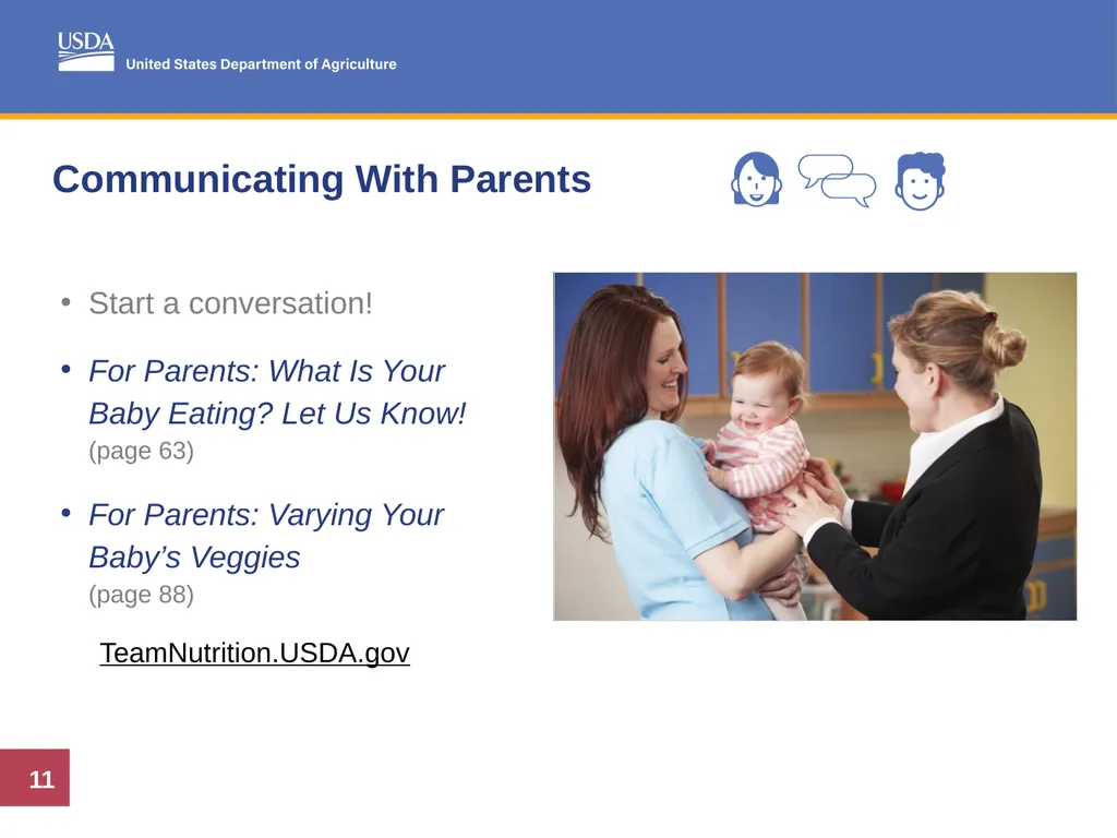 Feeding Infants in the CACFP Lesson 10 Creditable - slide 11 of 17