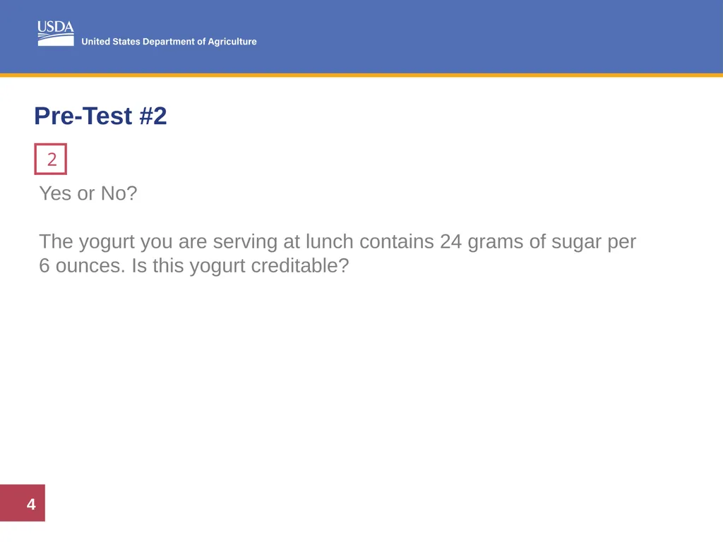 Feeding Infants in the CACFP Lesson 10 Creditable - slide 4 of 17