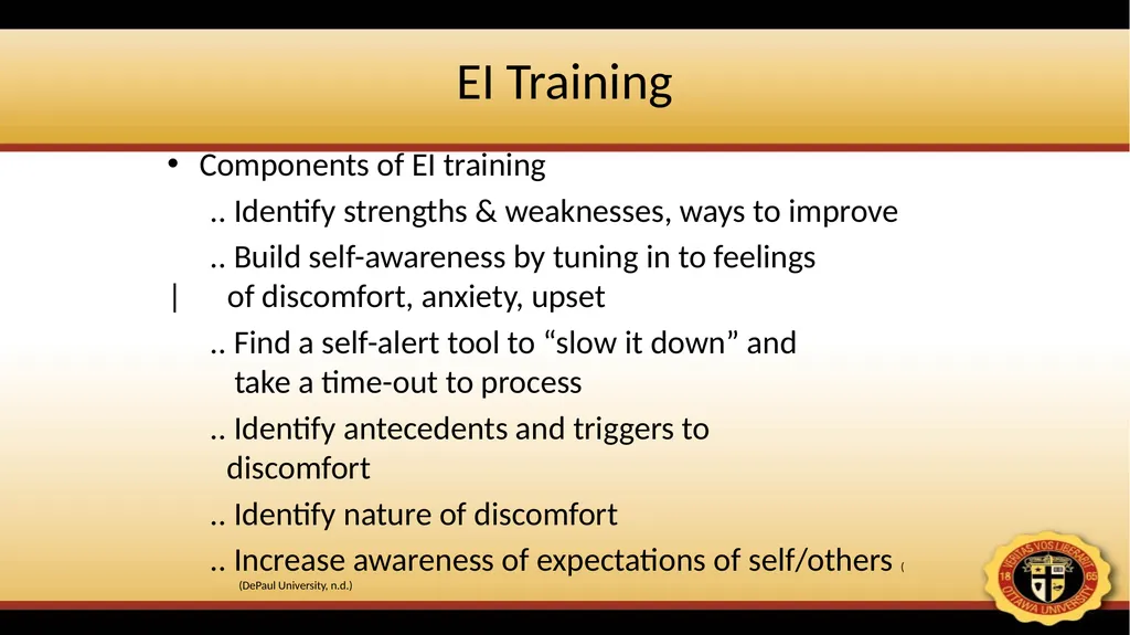 Emotional Intelligence & Motivational - slide 19 of 32