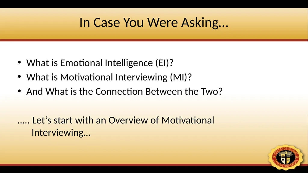 Emotional Intelligence & Motivational - slide 3 of 32