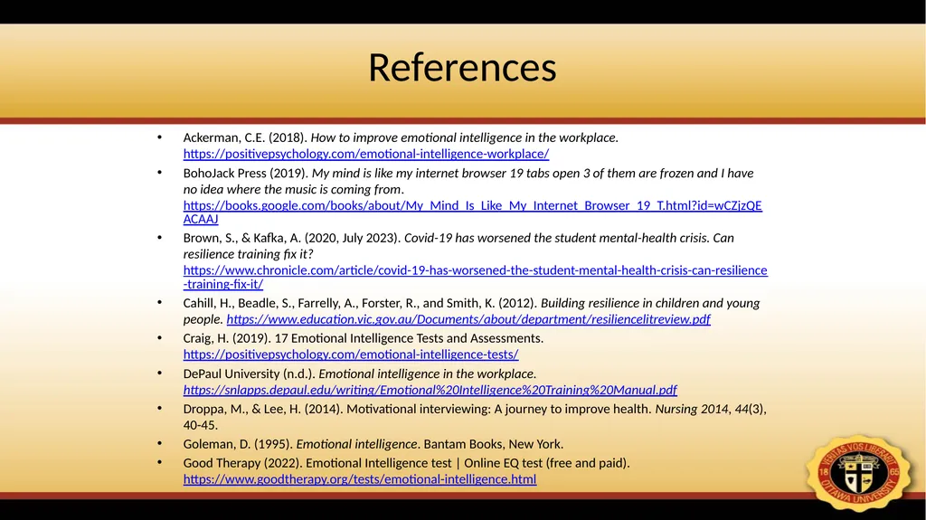 Emotional Intelligence & Motivational - slide 29 of 32