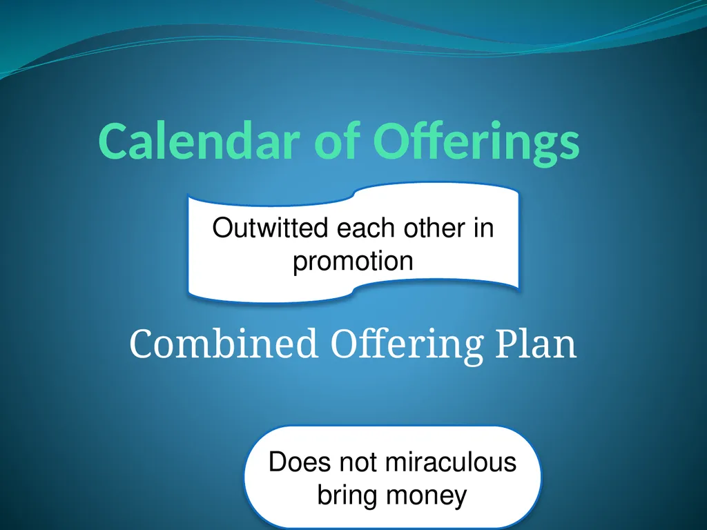 WHAT WE NEED TO KNOW ABOUT OFFERINGS HOW DO WE - slide 3 of 30