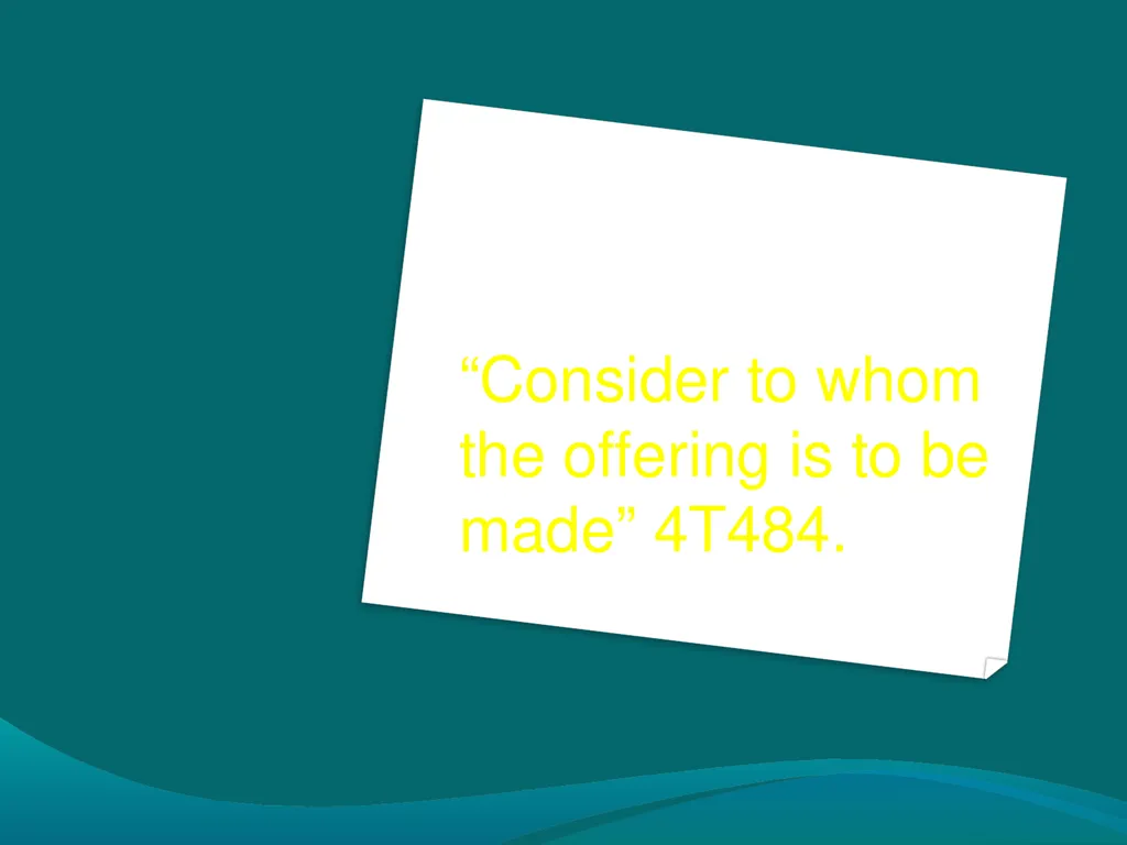 WHAT WE NEED TO KNOW ABOUT OFFERINGS HOW DO WE - slide 7 of 30