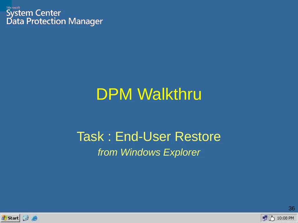 2 Industry Waves Backup and recovery evolution - slide 36 of 49