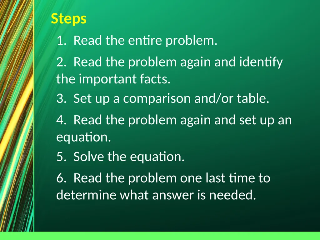 Polynomial Word Problems – Age Algebra 1 Section - slide 2 of 12