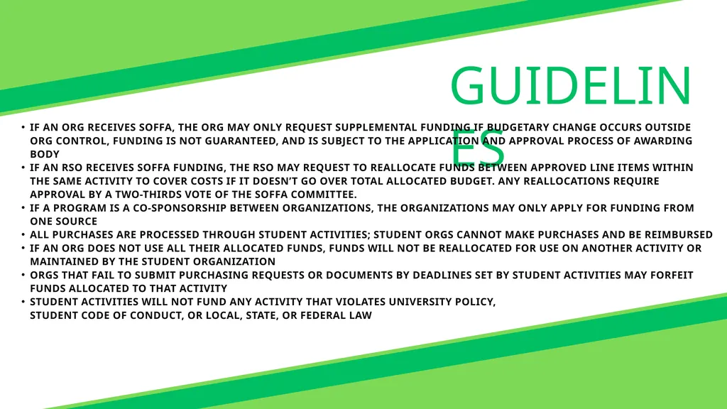 SOFFA FUNDING ELIGIBILITY BE REGISTERED WITH - slide 6 of 20
