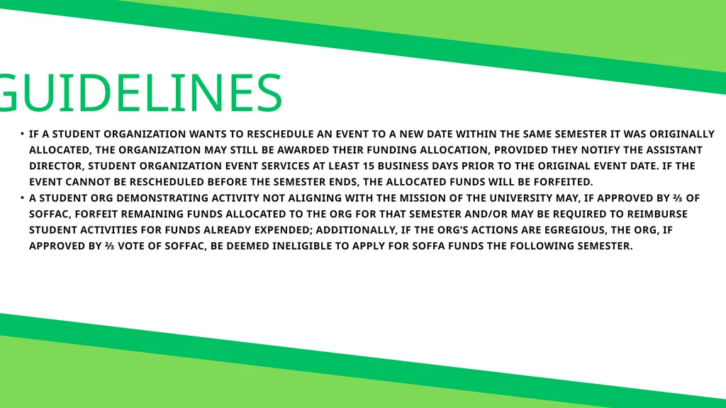SOFFA FUNDING ELIGIBILITY BE REGISTERED WITH - slide 8 of 20