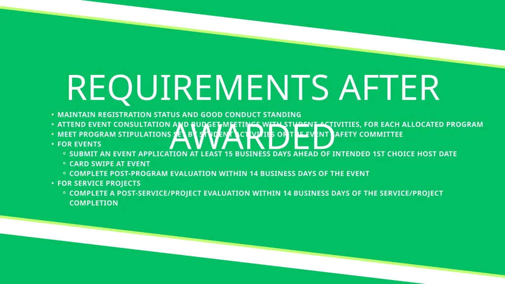 SOFFA FUNDING ELIGIBILITY BE REGISTERED WITH - slide 5 of 20