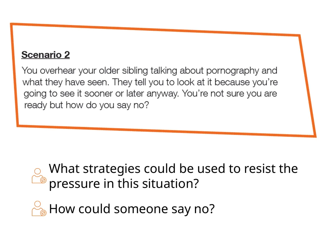 MYTH VS REALITY Online Pornography Lesson Plan - slide 17 of 21